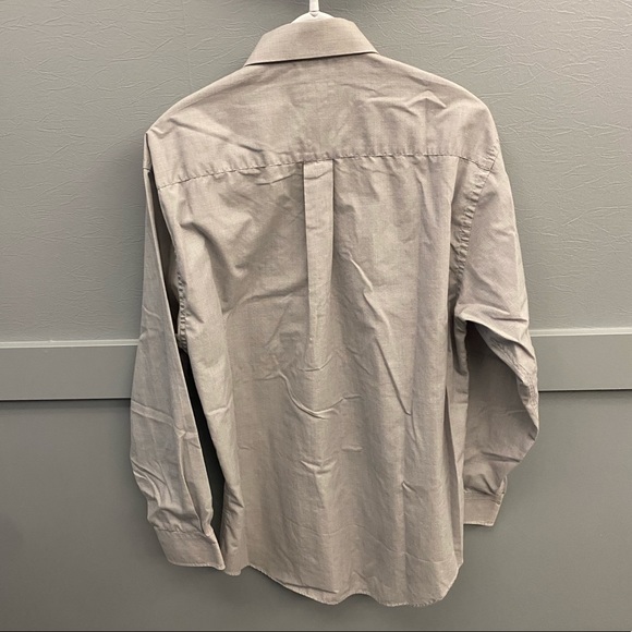 Men’s Button Up Grey Shirt, Size 15.5 (33/34) - Picture 2 of 6